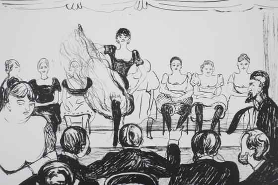 Edvard Munch : Cabaret, Lithographie Signée – Lithographies et sérigraphies, Paper (photo 7 of 10)