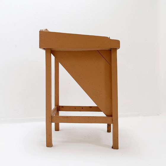 Image 1 of "The Frog Game", an old game made of wood and painted iron, early 20th century