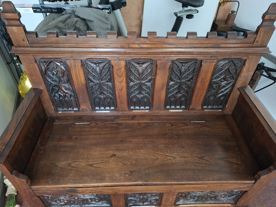 French Antique Bench – Benches, Wood (photo 4 of 5)