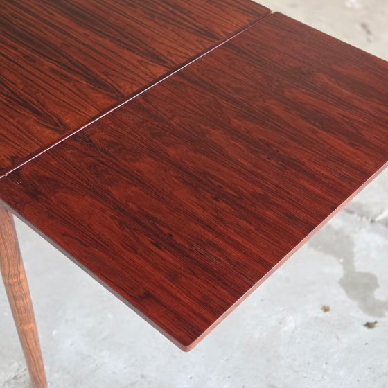Johannes Andersen, Christian Linneberg, vintage Deense tafel, Andersen (Johannes), Eettafels, Hout, Bruin (foto 15 van 22)