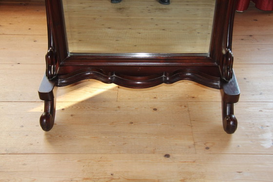 Image 1 of Gran espejo de pie (estilo victoriano) retro fa Eichholtz corte facetado