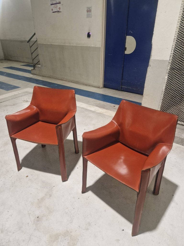 Pair of Cab 413 by Mario Bellini - Cassina | €1,950 | Whoppah