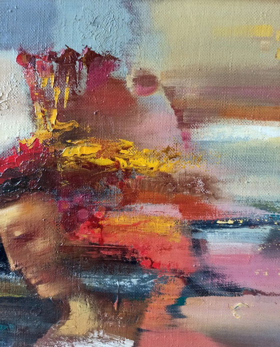 Original Oil Painting Abstract Figurative Expressionism New Day – Paintings & Drawings, Canvas (photo 4 of 11)