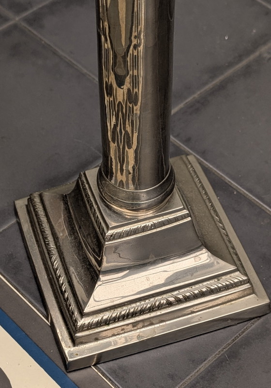 Image 1 of Grote kandelaar kaarshouder