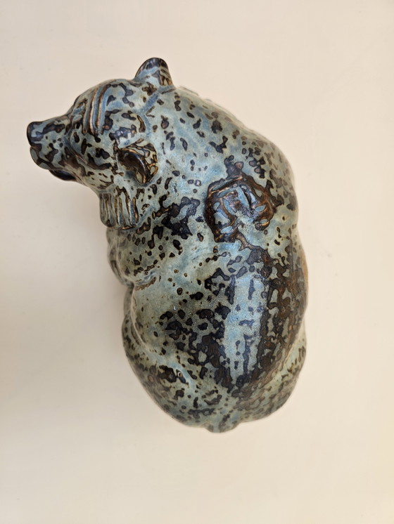 Image 1 of Orso smaltato Royal Copenhagen di Knud Kyhn 1950 raro