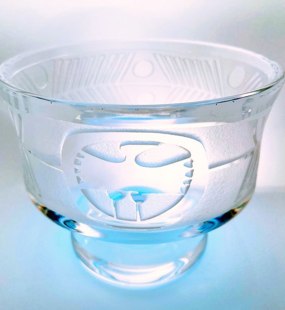 Image 1 of Rare millésime suédois- Bertil Vallien - IKAROS- grand bol des années 1960