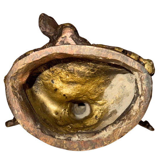 Syamatara Detallada (Tara Verde) – Nepal – Finales del Siglo XX – Bronce Dorado 13.3 cm – Esculturas, Bronze (photo 9 of 9)