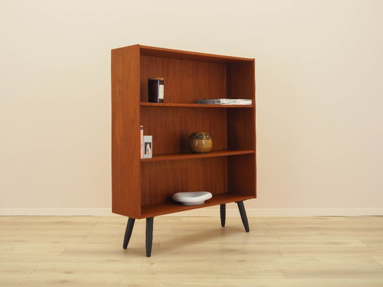 Image 1 of Teakhouten boekenkast, Deens ontwerp, jaren 70, vervaardigd door Clausen & Søn