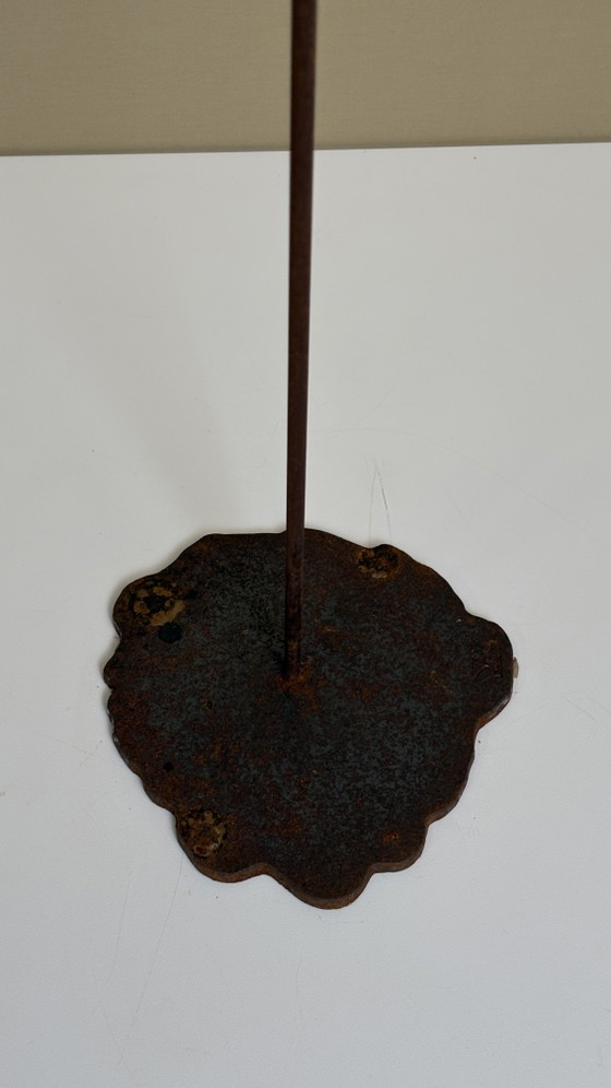 Vintage Brutalist Vloerkandelaars Pieter Spruyt Dutch Design – Kandelaars en kaarsen, Metal, Iron (photo 8 of 15)