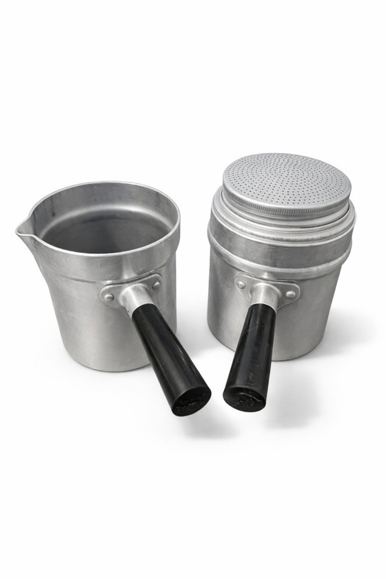 Image 1 of Set di utensili da cucina in alluminio, made in Italy, anni '50