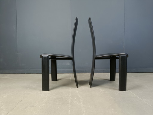 Chaises de salle à manger vintage par Pietro Costantini, 1980, ensemble de 6