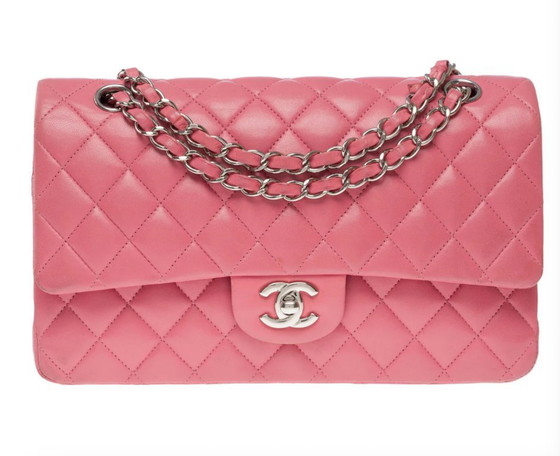 Image 1 of Sac CHANEL Timeless/Classique en Cuir Rose - 101622 