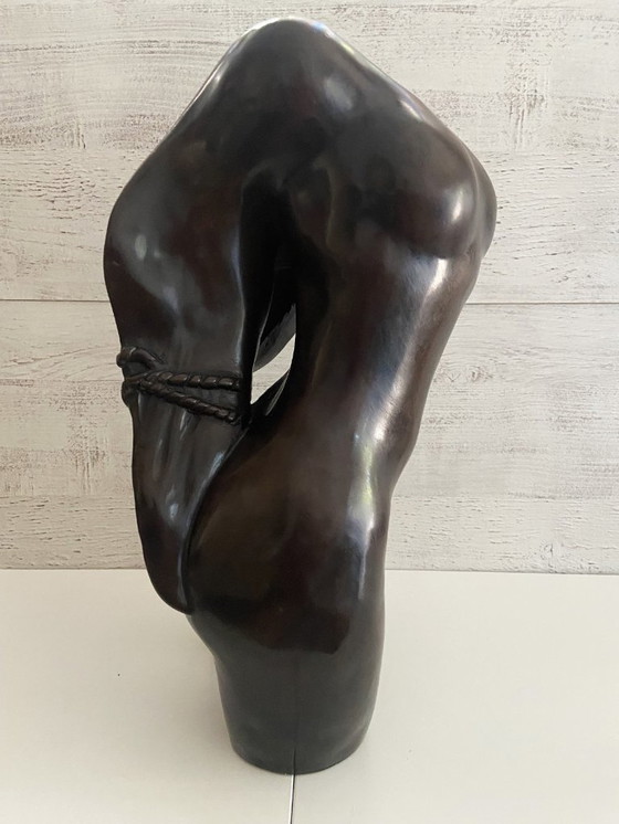 Image 1 of Statua scultura in bronzo antico firmata S. Dalì Corpo femminile di design