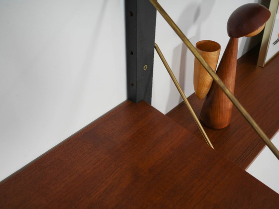 Estantería modular PS System de Preben Sørensen, chapa de teca, Dinamarca, años 70 – Estanterías de pared (photo 18 of 22)