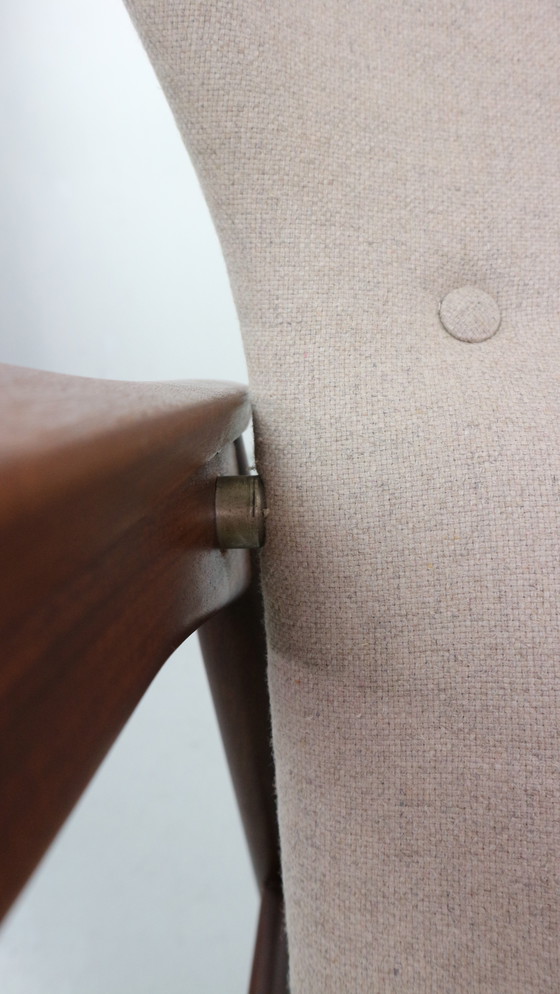 Image 1 of Sillón danés ajustable con respaldo alto en teca, de Ib KOFOD LARSEN