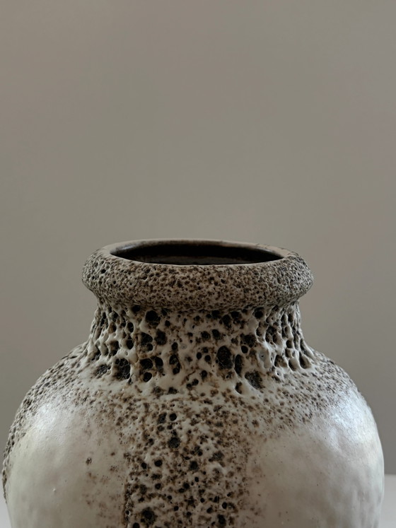 Vintage Fat Lava keramische vaas – Vazen, Mid Century Modern (photo 2 of 4)