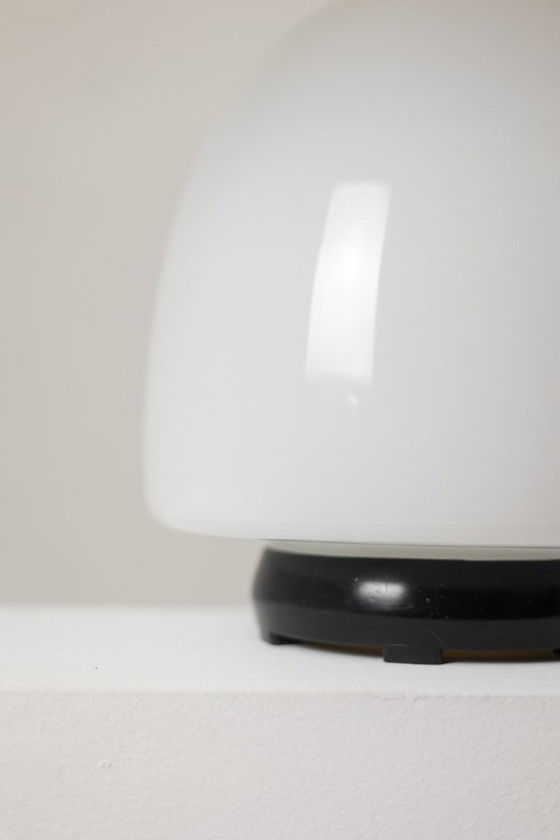 Image 1 of Leucos. Pair of egg-shaped glass lamps. Italy, 1960s.