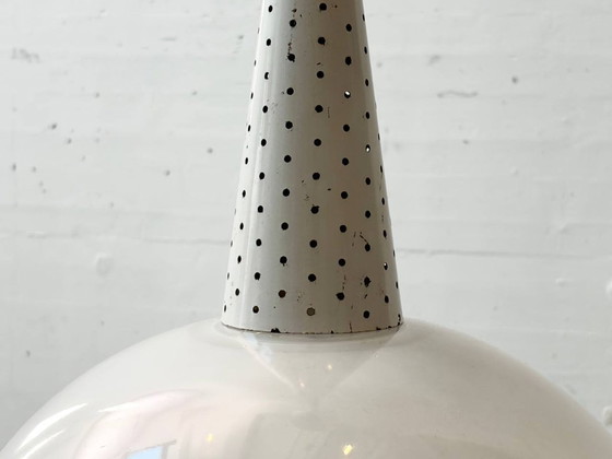 Image 1 of Hanglamp van Mathieu Matégot voor Holophane, Frankrijk, begin jaren 50.