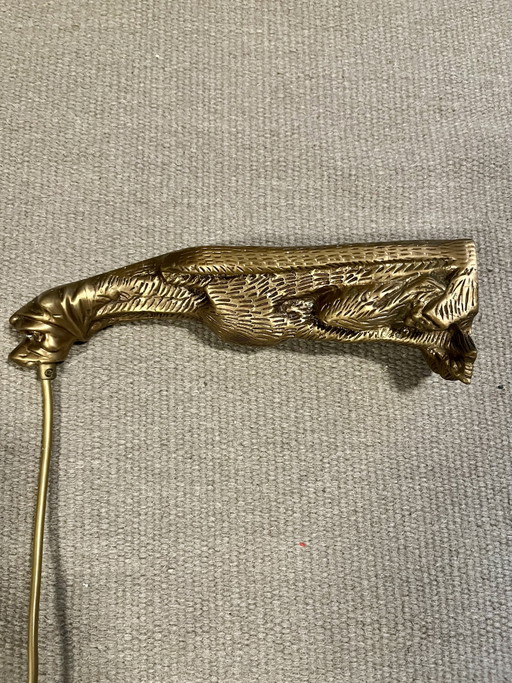 Lampe aus Bronzeglas vom Künstler Vladimir Kriatkow