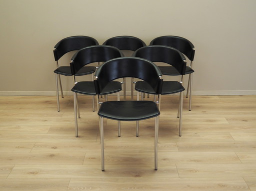 Set of six chairs, Italian design, 1980s, manufacturer: Calligaris