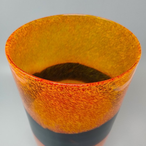 Erstaunliche Vase aus den 1970er Jahren von Ca' dei Vetrai aus Murano-Glas. Hergestellt in Italien (photo 8 of 11)