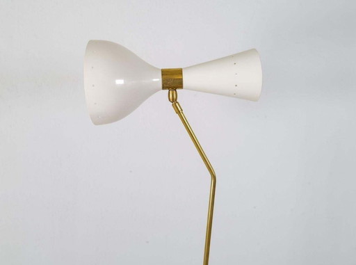 Italian Modern Table Lamp Brass, Stilnovo Style