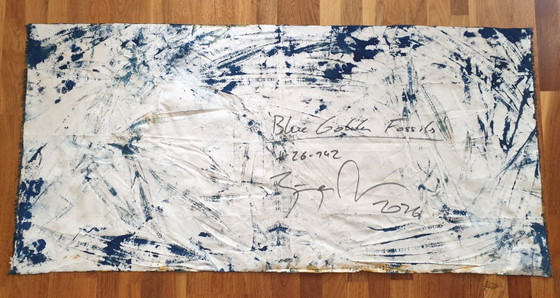Jürgen Angeler - Blue Golden Fossils – Paintings & Drawings, Canvas (photo 10 of 16)