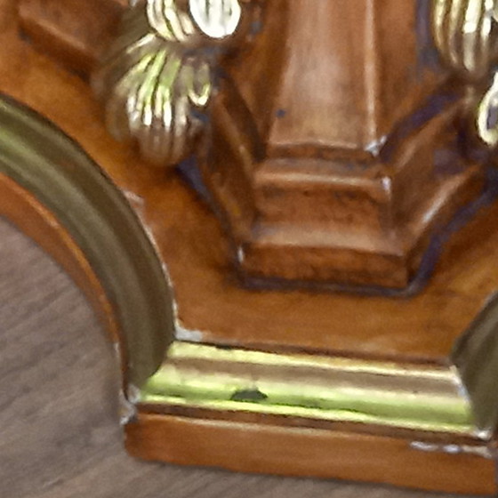 Image 1 of Unique Hollywood Regency side table 2 of 2