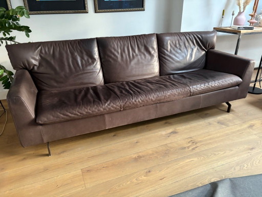 Divano a 3 posti Grard van den Berg Kameo marrone scuro