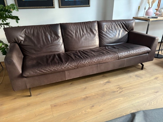 Image 1 of Divano a 3 posti Grard van den Berg Kameo marrone scuro