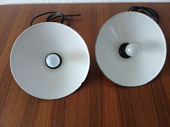 Image 1 of Industriale – Smalto – Lampade a sospensione – Vintage