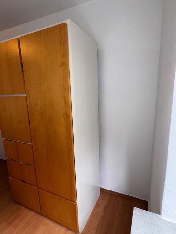 Vintage IKEA RAKKE Wardrobe, Design Classic from the 1990s, Wood, White (photo 11 of 20)