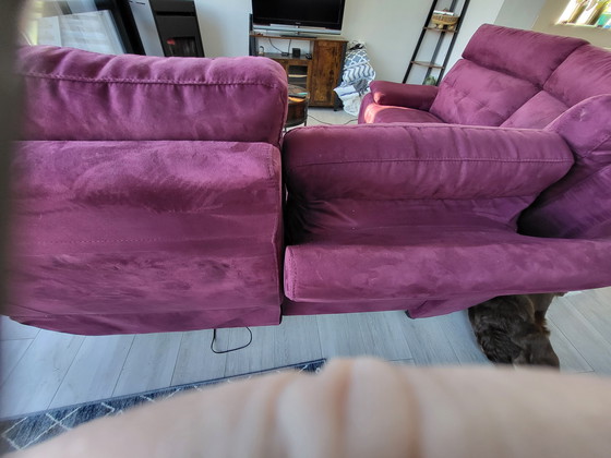 Image 1 of Luxury corner sofa, 3 recliners, 10 months old