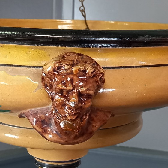 Image 1 of 19th-century ceramic plant hanger