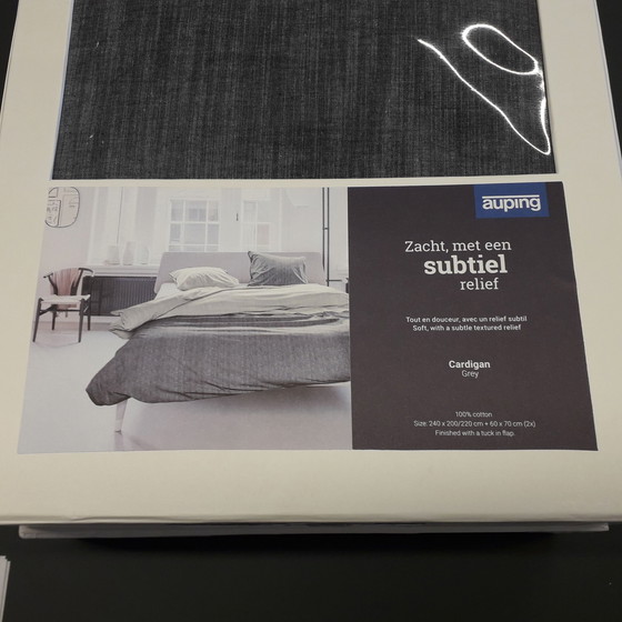 Image 1 of Auping Cardigan Grey duvet cover - 240x220