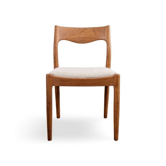 Set of 6 Original Midcentury Teak Danish Design MCM Chairs – Side chairs, Wood (photo 3 of 10)