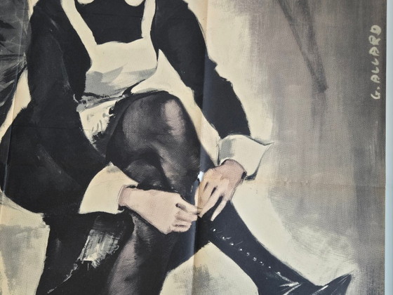 Image 1 of AFFICHE ORIGINALE VINTAGE 120x160cm LE JOURNAL D'UNE FEMME DE CHAMBRE BUNUEL