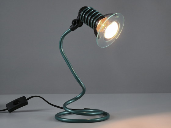 Image 1 of 1990 Postmoderne ESTO Spiral Adjustable Desk Light - Vintage Directional Table Lamp From Estonia.