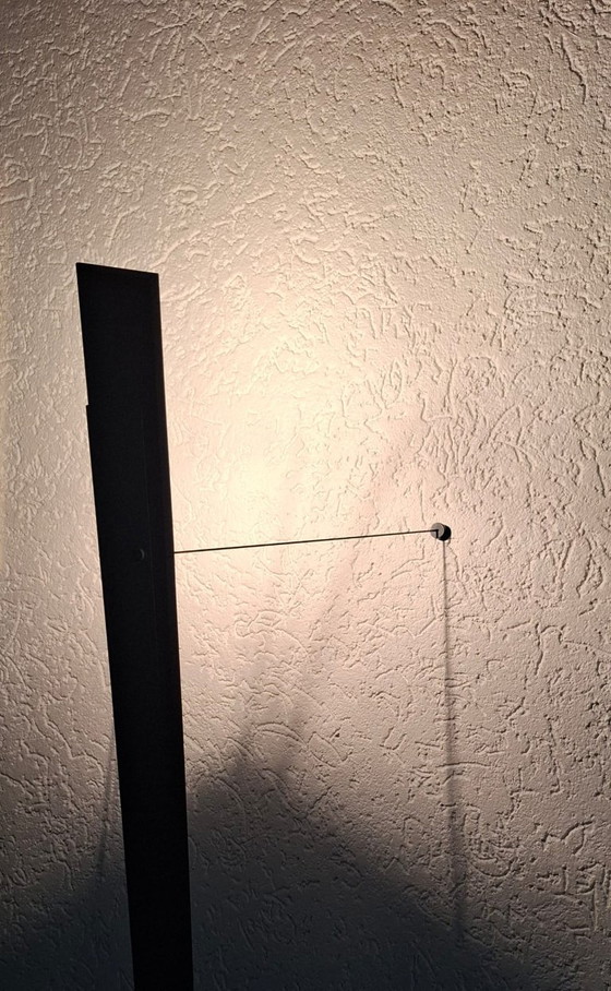 Image 1 of Torchére wandlamp mat zwart van Gilles Derain