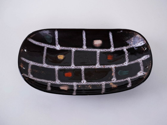 Image 1 of Keramische schaal, Duits ontwerp, jaren 60, vervaardigd in West-Duitsland.