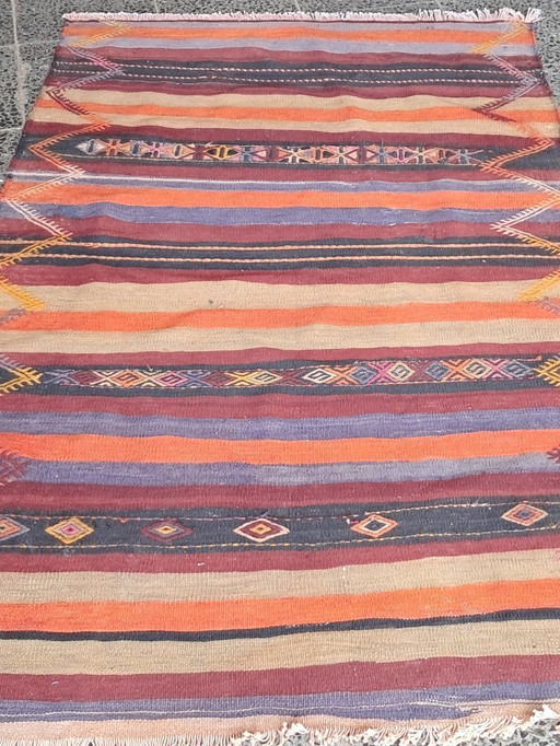 Kilim turco tejido a mano 165x101cm