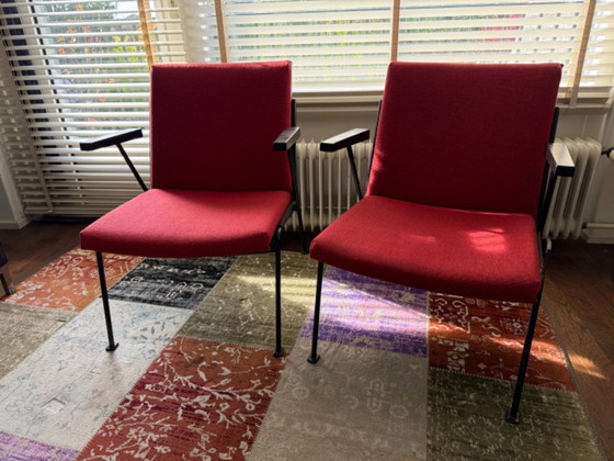 Image 1 of Chaise OASE de Wim Rietveld (2 pièces)