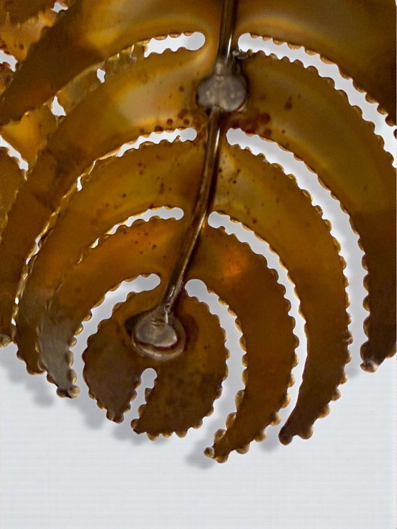 Image 1 of Lampada Palm Tree di Christian Techoueyres per Maison Jansen, 65 cm, anni '70