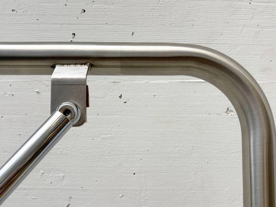 Image 1 of Cama Bauhaus de Bruno Huwyler con somier de láminas de Lattino, años 70