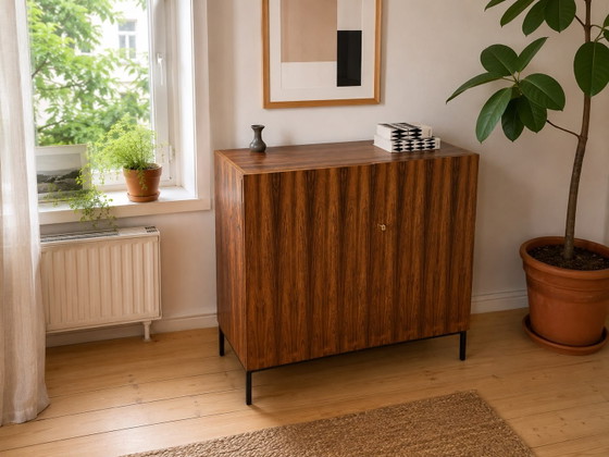 Image 1 of Secrétaire de style années 50, style Magic Box Home Office, en palissandre.