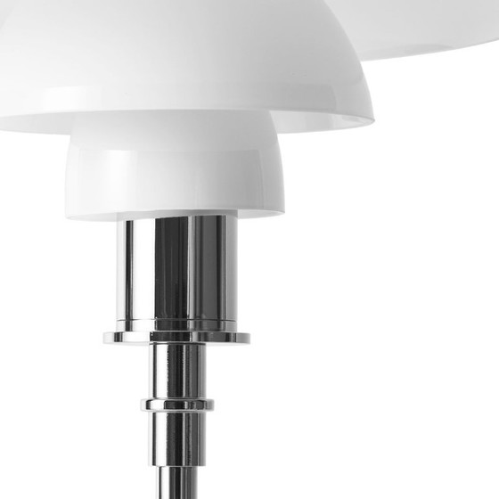 Nuova Lampada da Tavolo Vetro Opale Design Danese 50cm Stile Poulsen – Lampade da tavolo, Glass, Metal (photo 11 of 15)