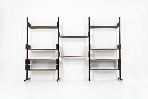 Wall Unit by Franco Campo and Carlo Graffi for Home Torino, 1950s