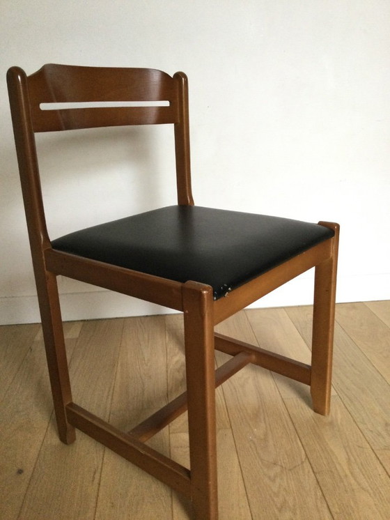 Image 1 of 1950s wooden chair – minimalist design