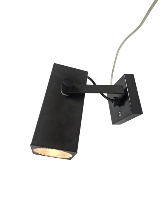 Philips - Modello NCS 104 - Faretto da parete/soffitto a forma di cubo - Metallo - Olanda - 1970 – Applique (photo 2 of 8)