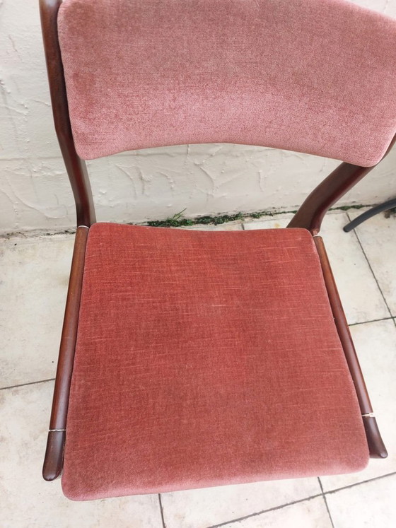 4 sedie in palissandro in stile metà secolo – Sedie da pranzo, Textile, Vintage (photo 48 of 54)